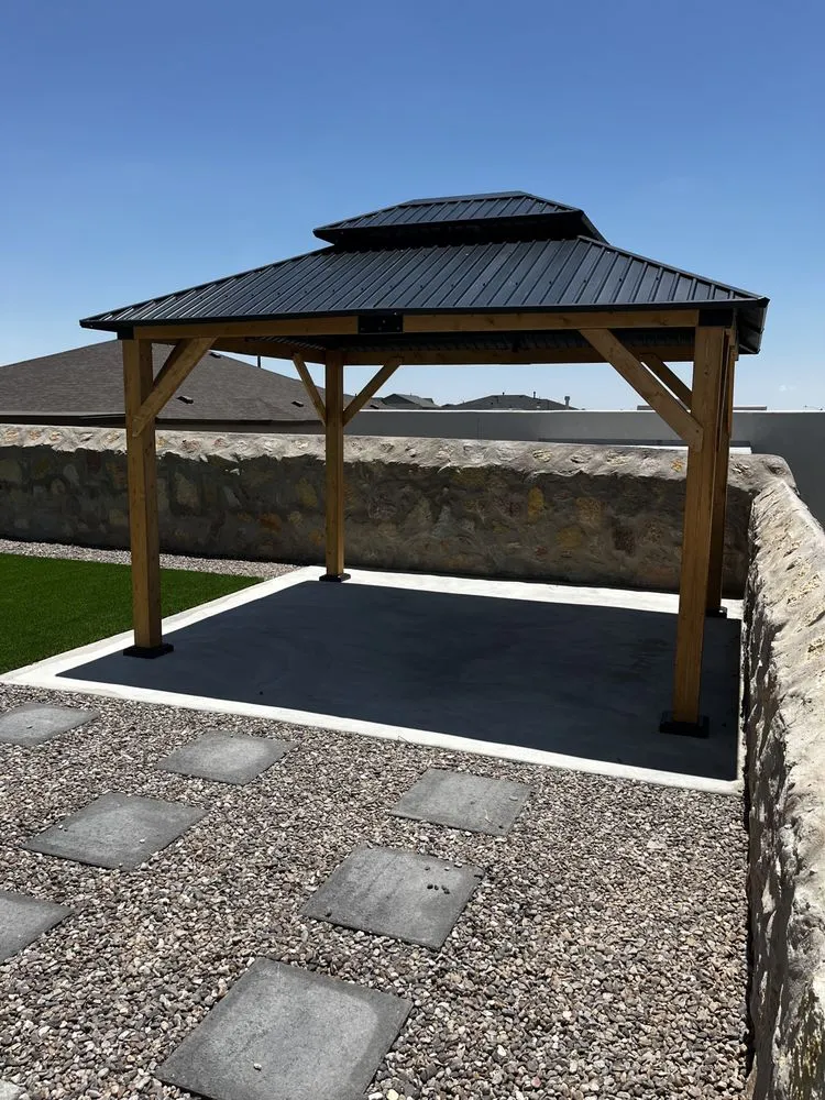 Local landscape installation for homes in El Paso, TX by Protense