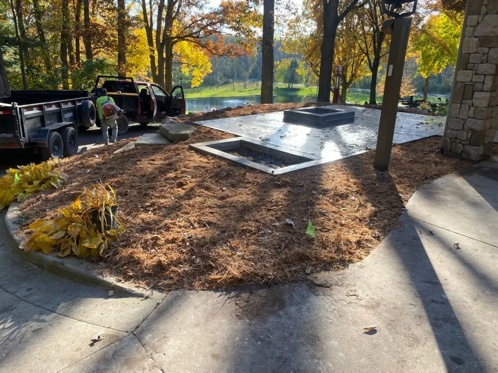 Custom landscape installation for outdoor upgrades in Weidman, MI by Proton Services