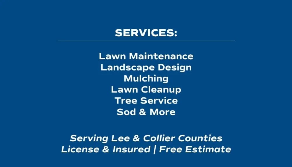 Trusted lawn care service for residential properties in Bonita Springs, FL by Providence Garden Landscaping