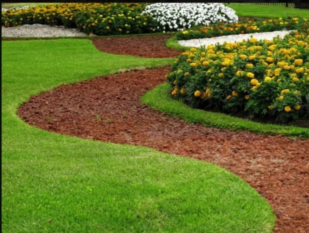 Custom landscape installation with custom design in Ellijay, GA by Pryor And Sons Landscaping&Pressure Washing