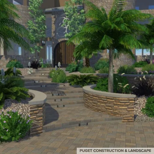 Expert landscape installation in Lynden, WA by Puget Construction & Landscape