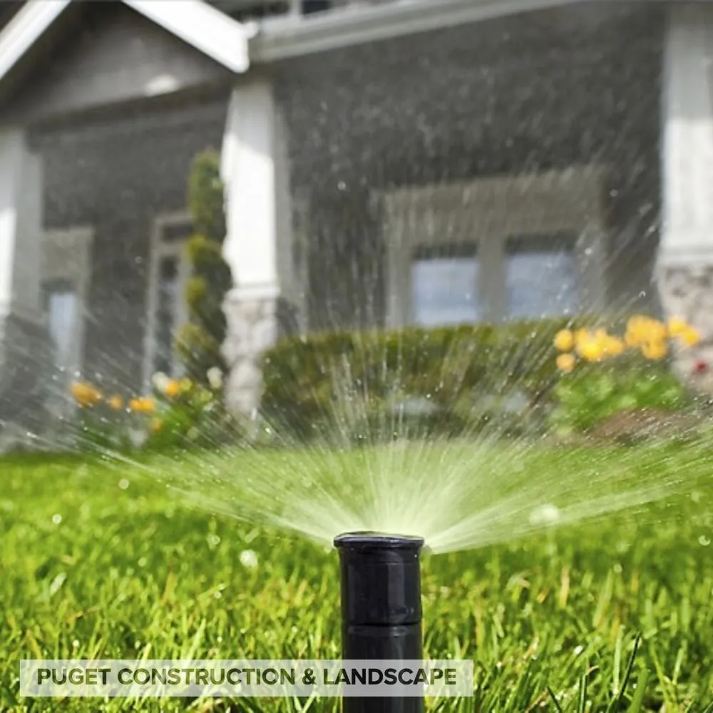 Reliable lawn care service for homes in Lynden, WA by Puget Construction & Landscape