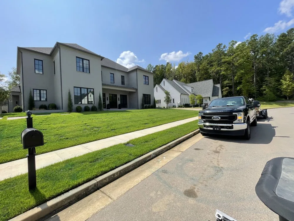 Custom landscape design in Memphis, TN by Pugh's Residential Spray