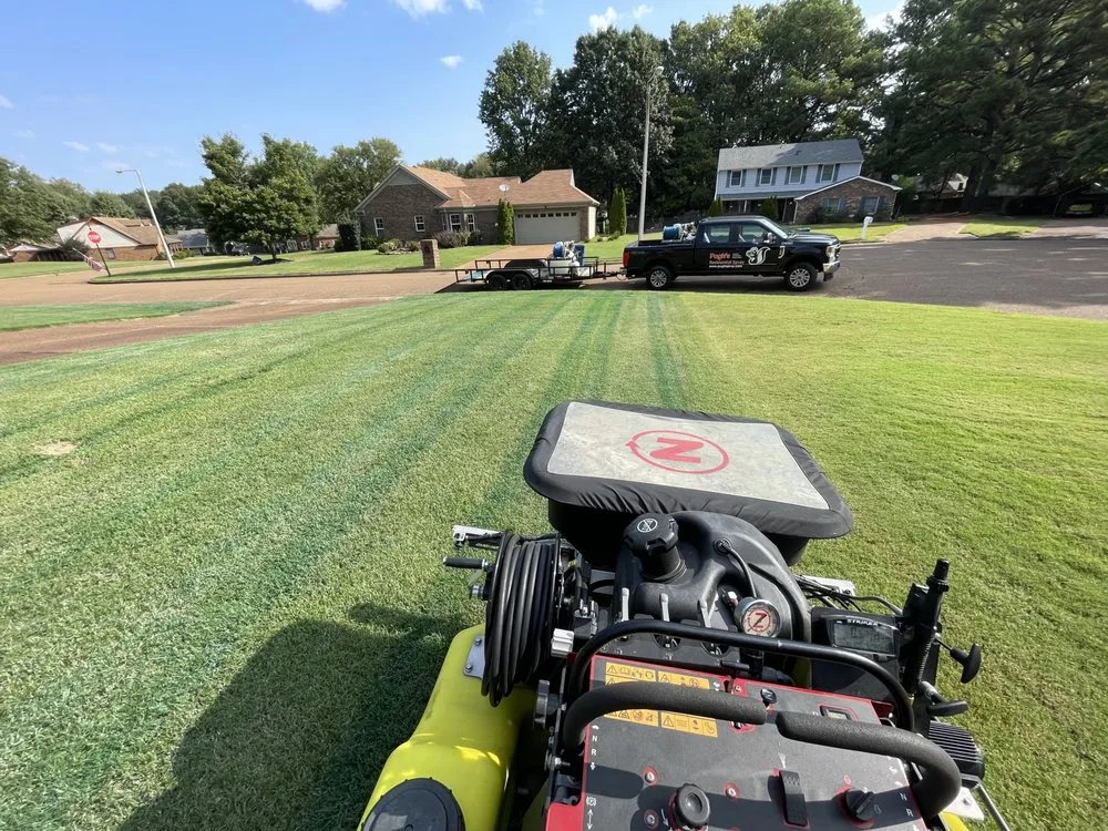 Professional landscape design in Memphis, TN by Pugh's Residential Spray