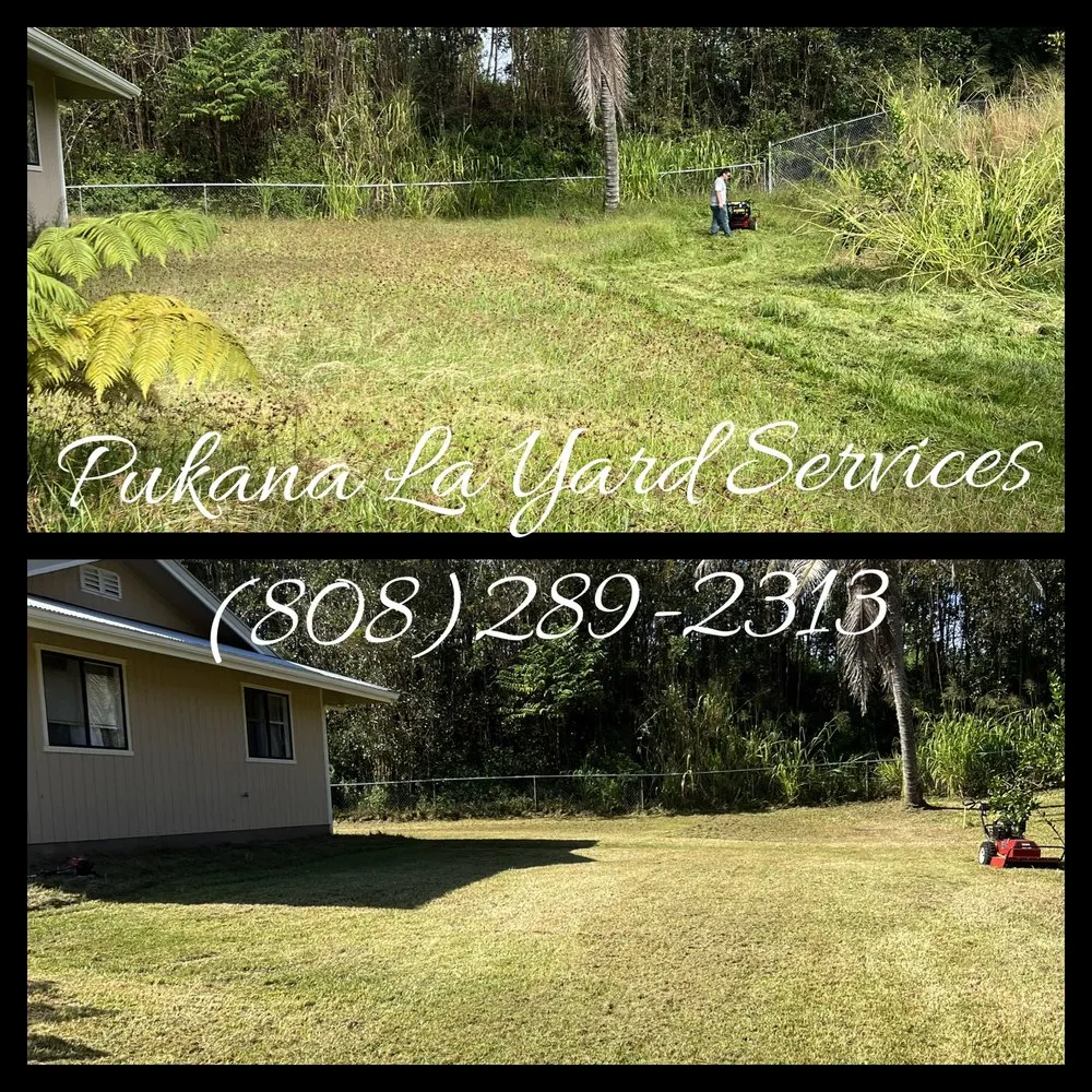 Local residential landscaping with custom design in Kurtistown, HI by Pukana La Yard Services