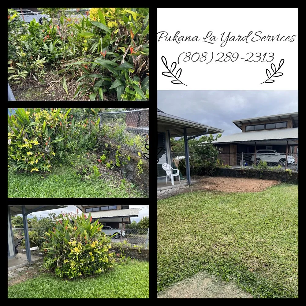 Trusted outdoor landscaping for year-round maintenance across Kurtistown, HI - Pukana La Yard Services