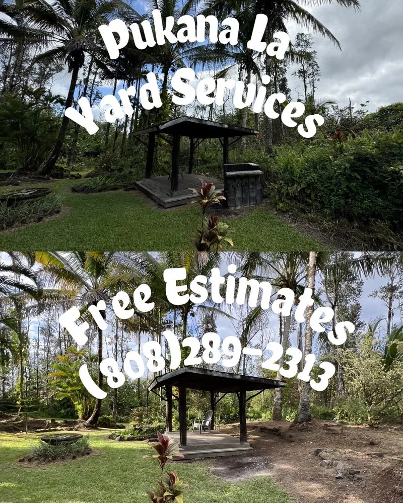 Local residential landscaping in Kurtistown, HI by Pukana La Yard Services
