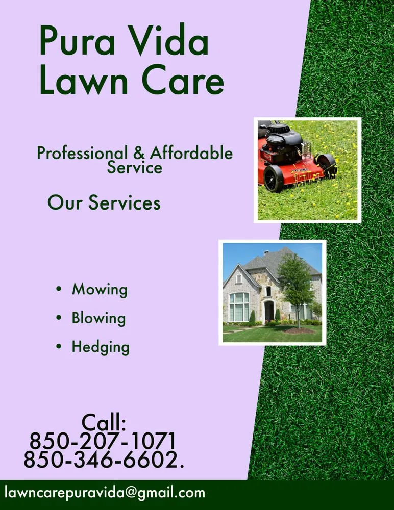 Expert landscape design experts serving Pensacola, FL - Pura vida Lawn Care