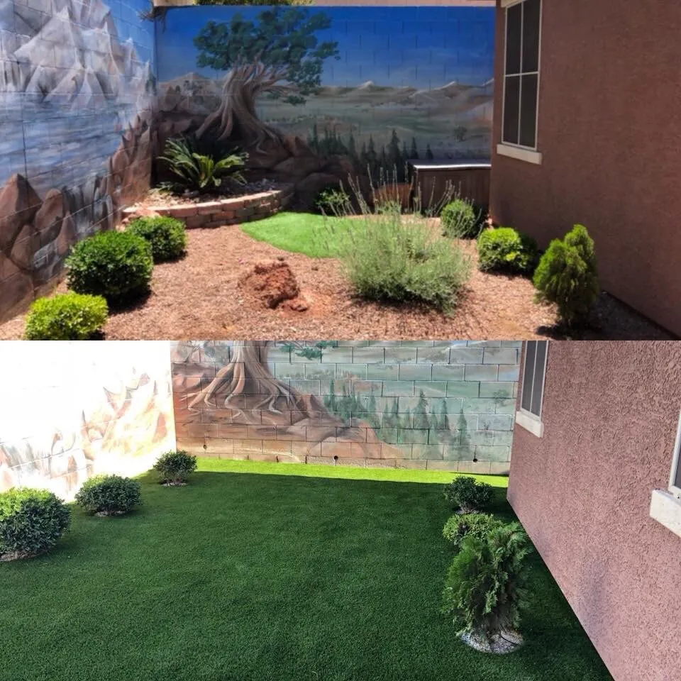 Trusted landscape installation in Las Vegas, NV by Purchase Green Artificial Grass