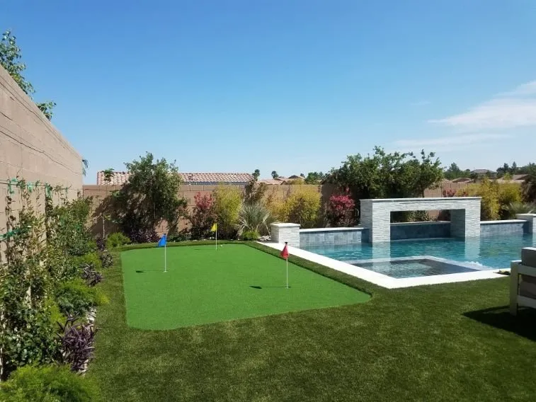 Professional residential landscaping in Las Vegas, NV by Purchase Green Artificial Grass