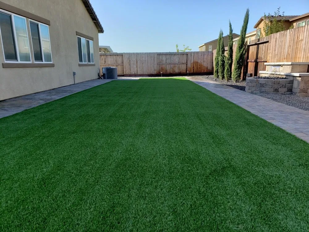Professional residential landscaping in Springfield, VA by Purchase Green Artificial Grass
