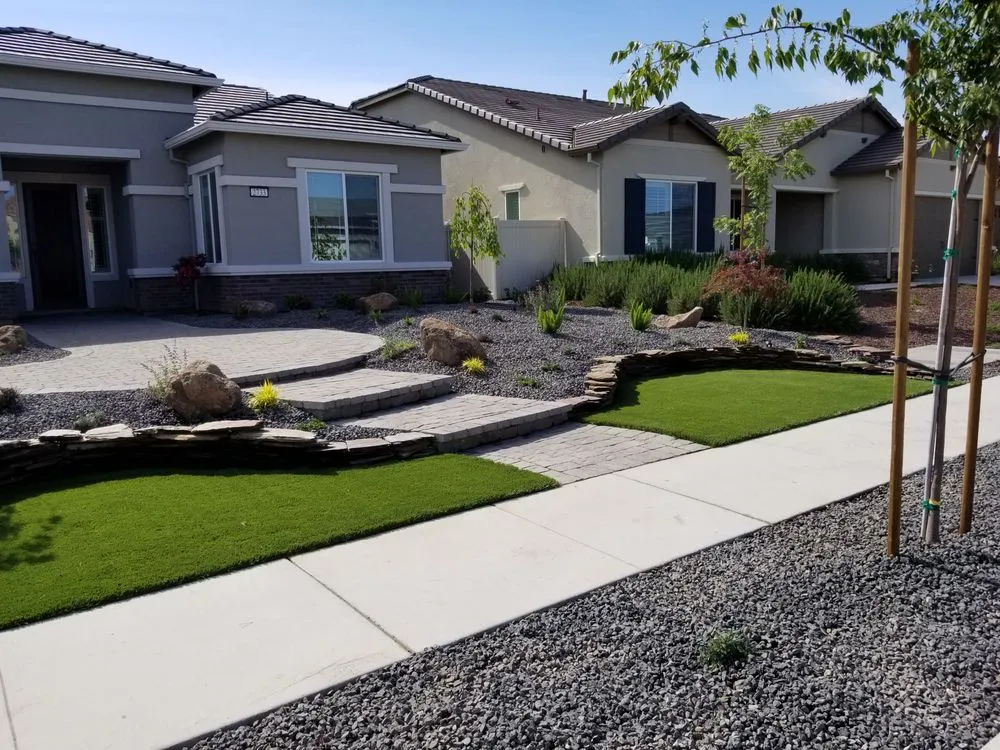 Affordable landscape installation in Springfield, VA by Purchase Green Artificial Grass