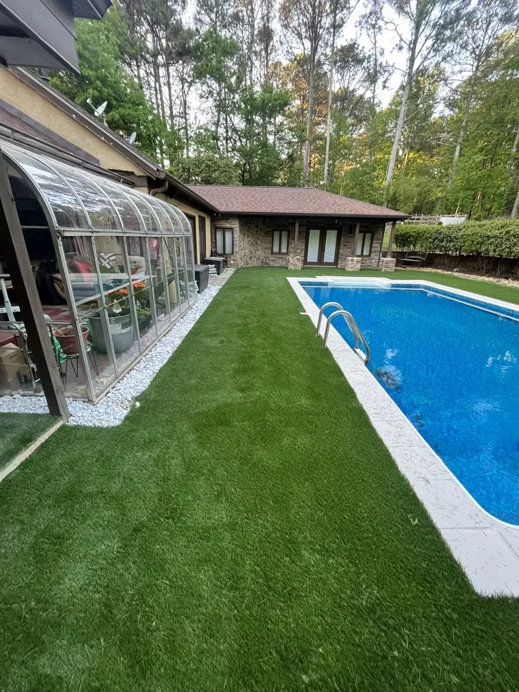 Affordable yard cleanup service in Cartersville, GA by Purchase Green Artificial Green - Atlanta North