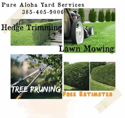 Pure Aloha Yard Services Logo