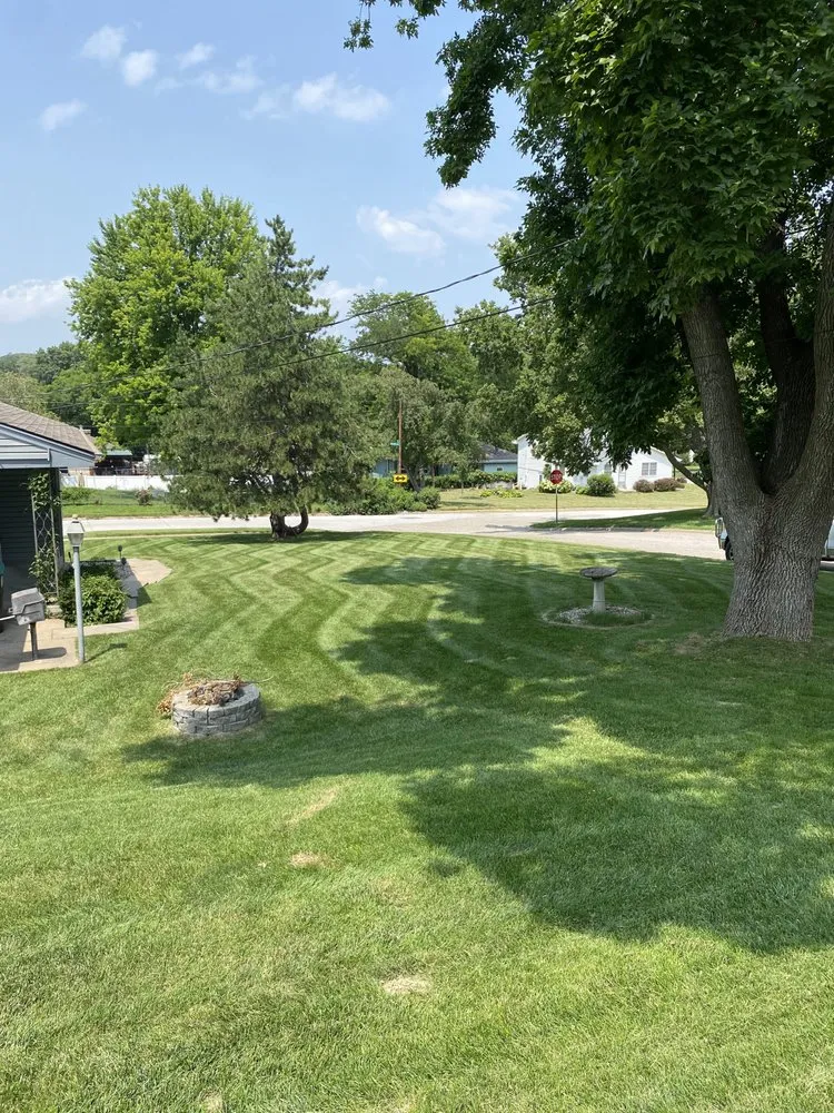 Custom outdoor landscaping in Omaha, NE by Pure Green Lawn Care