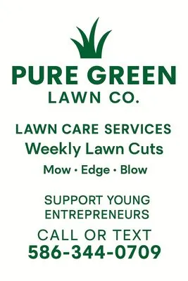 Pure Green Lawn Logo