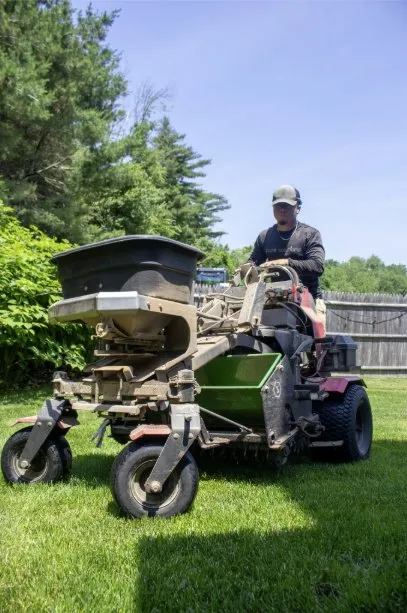 Local yard maintenance with custom design in Weston, MA by Pure Solutions