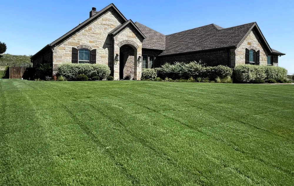 Custom garden landscaping in Fort Worth, TX by Purple Care - Lawn Care & Pest Control Fort Worth