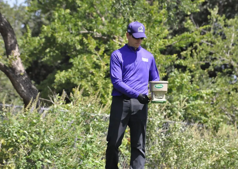 Affordable lawn mowing service for year-round maintenance across Fort Worth, TX - Purple Care - Lawn Care & Pest Control Fort Worth