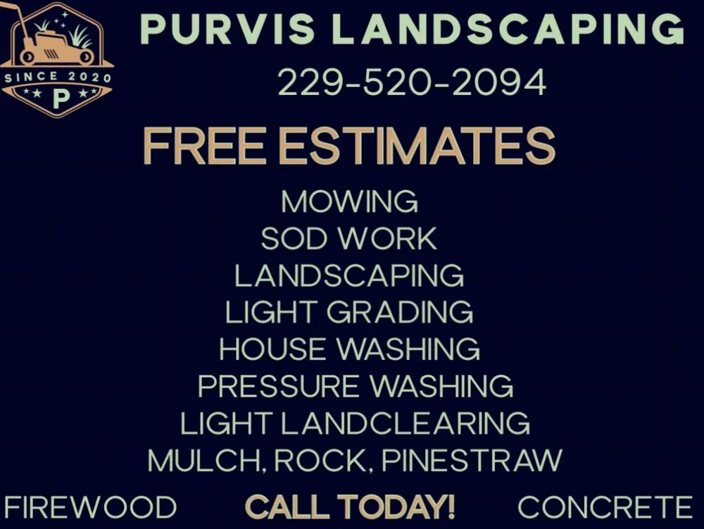 Affordable outdoor landscaping with custom design across Ty Ty, GA - Purvis Landscaping