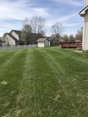 Pushing Perfection 812 Lawn Care Logo