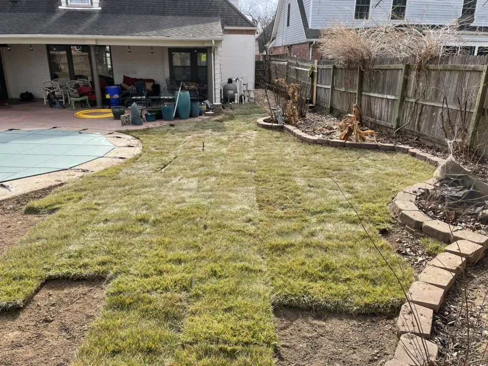 Custom landscape installation for beautiful yards across Broken Arrow, OK - P&W Earthworx