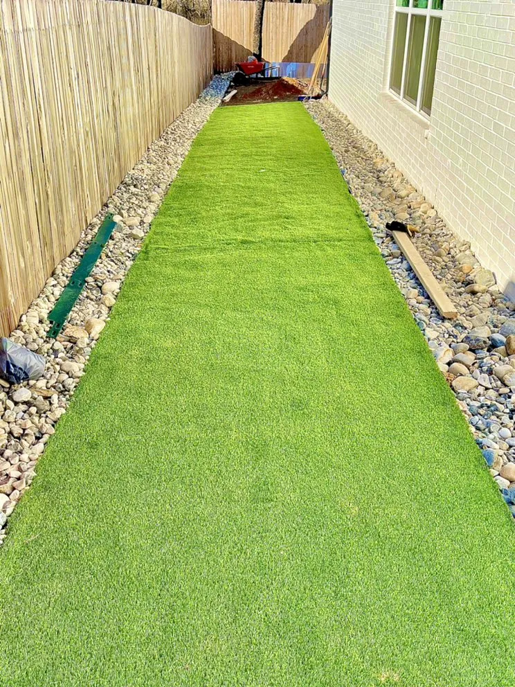 Professional outdoor landscaping in Broken Arrow, OK by P&W Earthworx