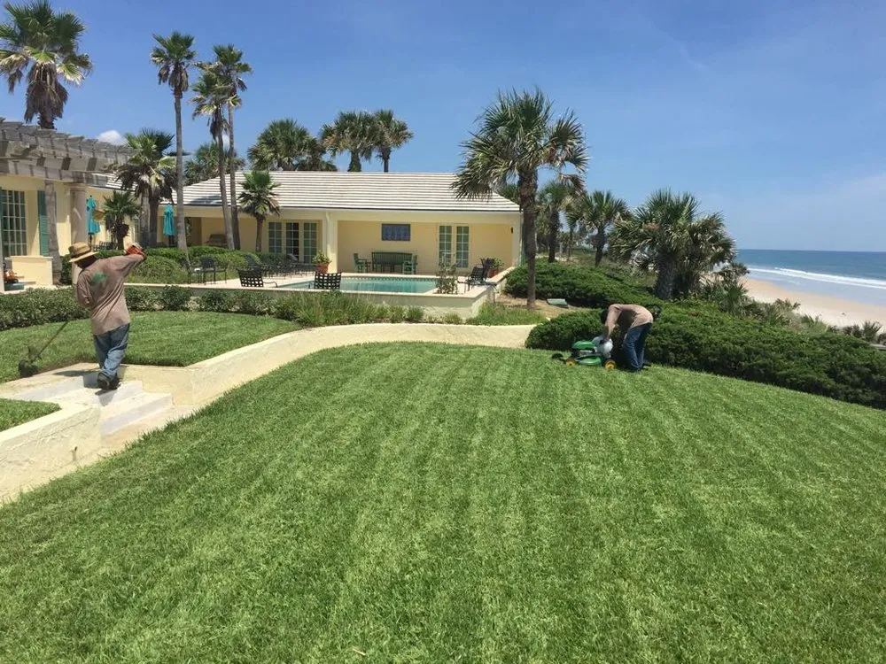 Affordable residential landscaping for beautiful yards in Jacksonville, FL by Pyramid Lawn Services