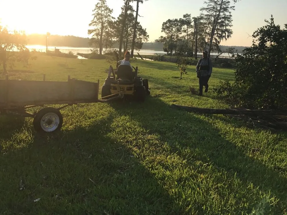 Professional lawn mowing service for year-round maintenance in Jacksonville, FL by Pyramid Lawn Services