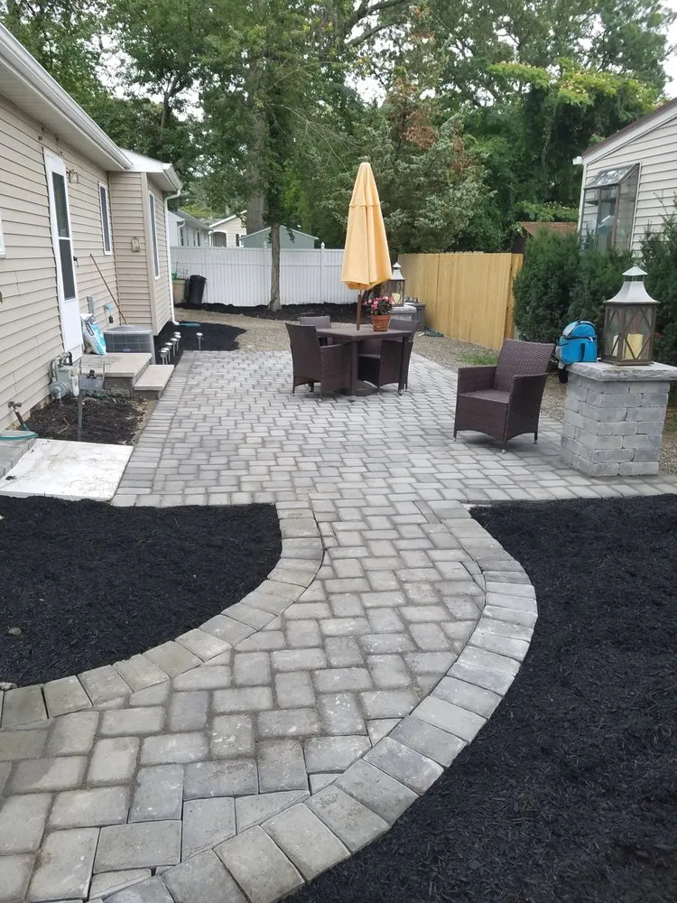 Affordable outdoor landscaping for residential properties in Brick, NJ by Pyramid Renovations