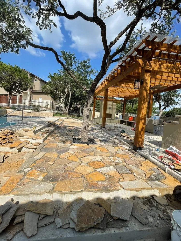 Professional landscape design for beautiful yards in Miami, TX by PZ Mansory & Landscaping