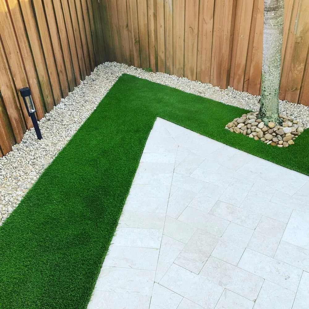 Local landscape installation near you in Miami Gardens, FL by Q-Ban Turf