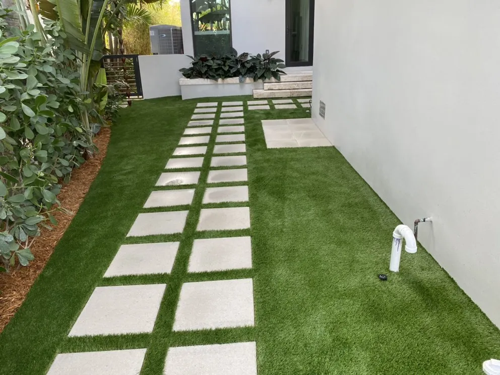 Local garden landscaping for residential properties across Miami Gardens, FL - Q-Ban Turf