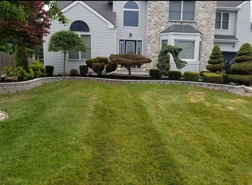 Professional yard cleanup service for residential properties in South Brunswick Township, NJ by QEN Landscaping