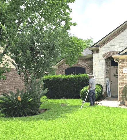 Affordable outdoor landscaping near you in Conroe, TX by QHR Lawn Care & Landscaping