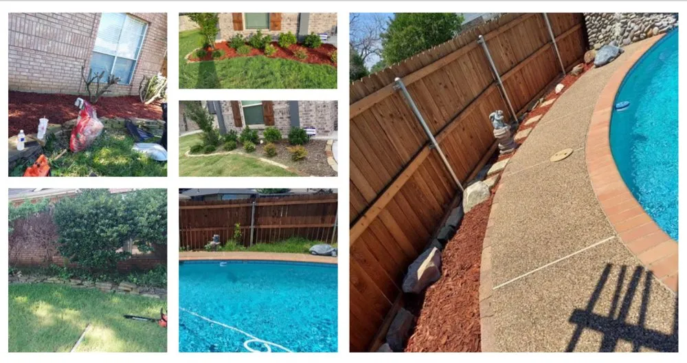 Professional outdoor landscaping in Lewisville, TX by Qleaves Landscape