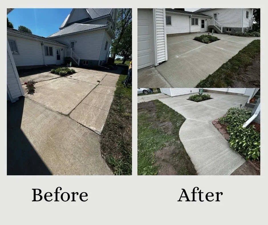 Custom outdoor landscaping for residential properties across Cedar Rapids, IA - Q&M