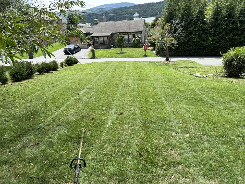Local landscape installation in Boone, NC by Q&M Lawncare