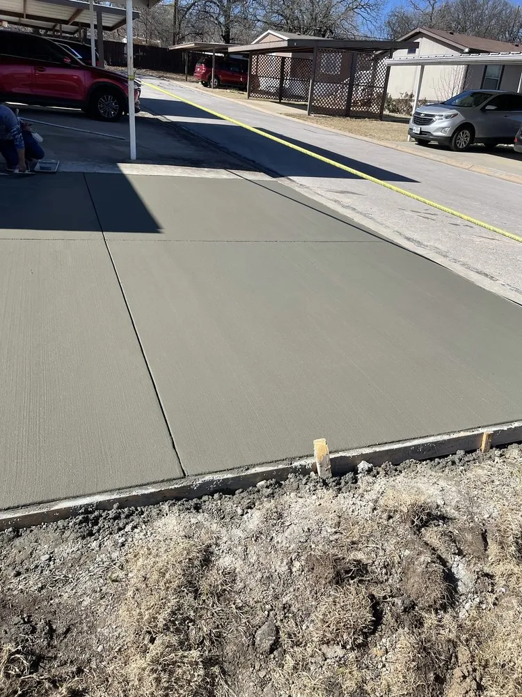 Local residential landscaping in Flower Mound, TX by Qro Concrete