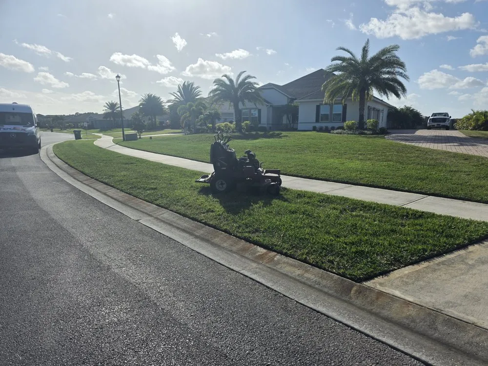 Professional landscape installation with custom design across Cocoa, FL - Q's Lawn and Land Solutions