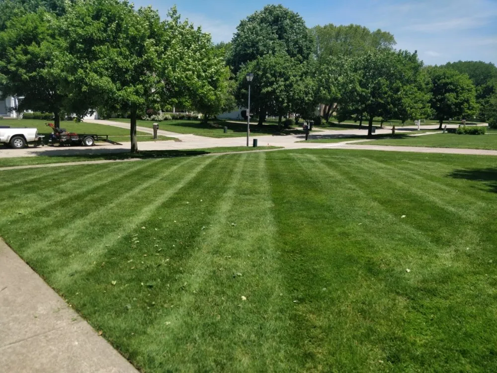 Custom residential landscaping for year-round maintenance in Aurora, OH by QualCut Lawn Care LLC