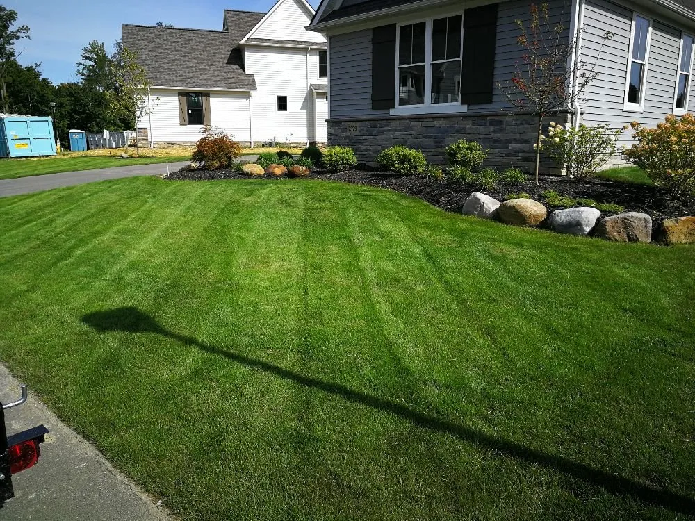 Affordable landscape installation in Aurora, OH by QualCut Lawn Care LLC