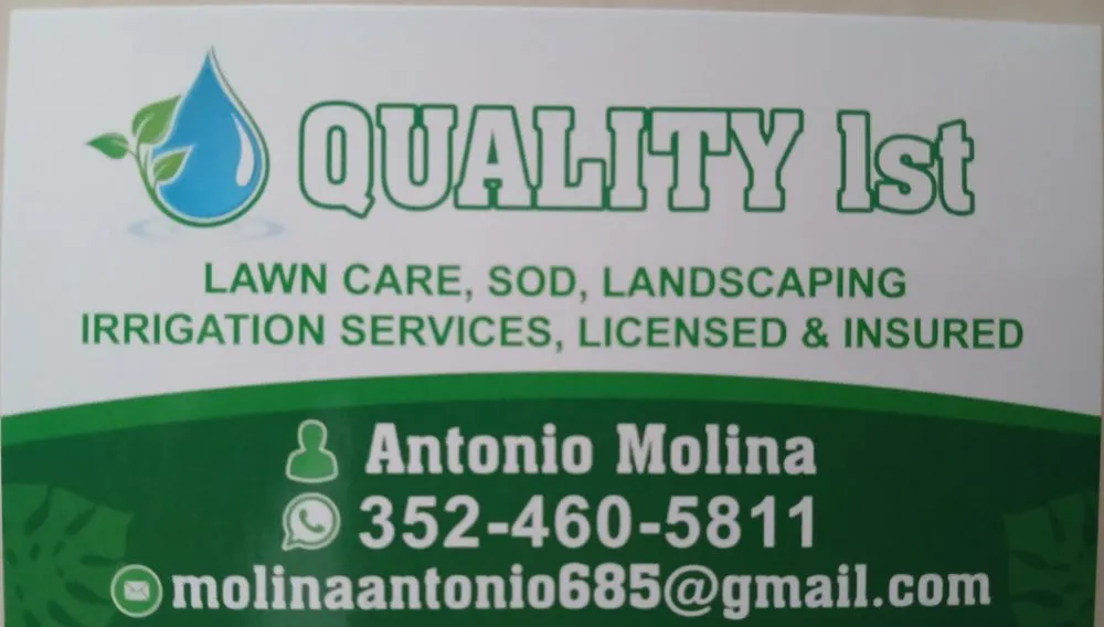 Affordable lawn mowing service in Umatilla, FL by Quality 1st