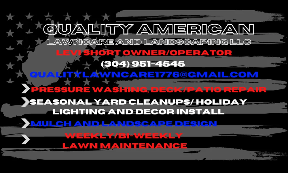 Local landscape design for outdoor upgrades in South Charleston, WV by Quality American Lawncare And Landscaping