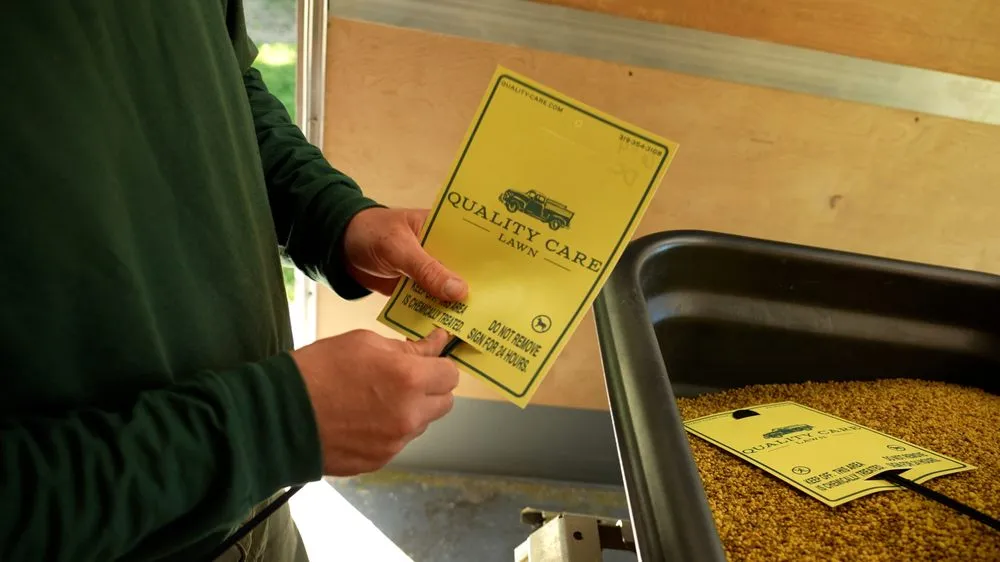 Reliable lawn mowing service in Coralville, IA by Quality Care