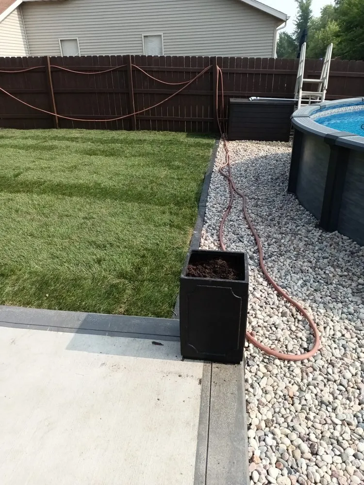 Professional landscape installation in Rockford, IL by Quality concrete & landscaping