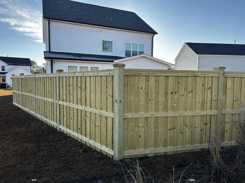 Local outdoor landscaping with custom design across Currie, NC - Quality Fence And Landscape