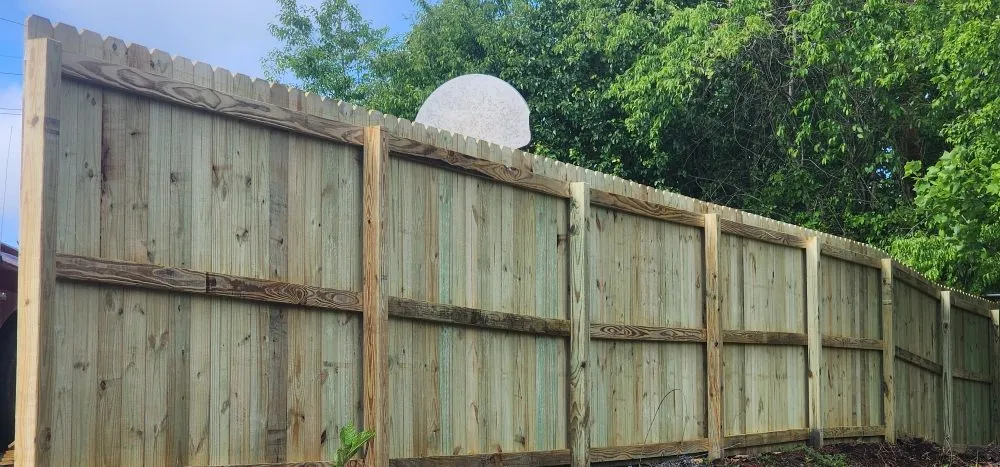 Custom landscape installation in Morganton, NC by Quality Fence and Landscaping