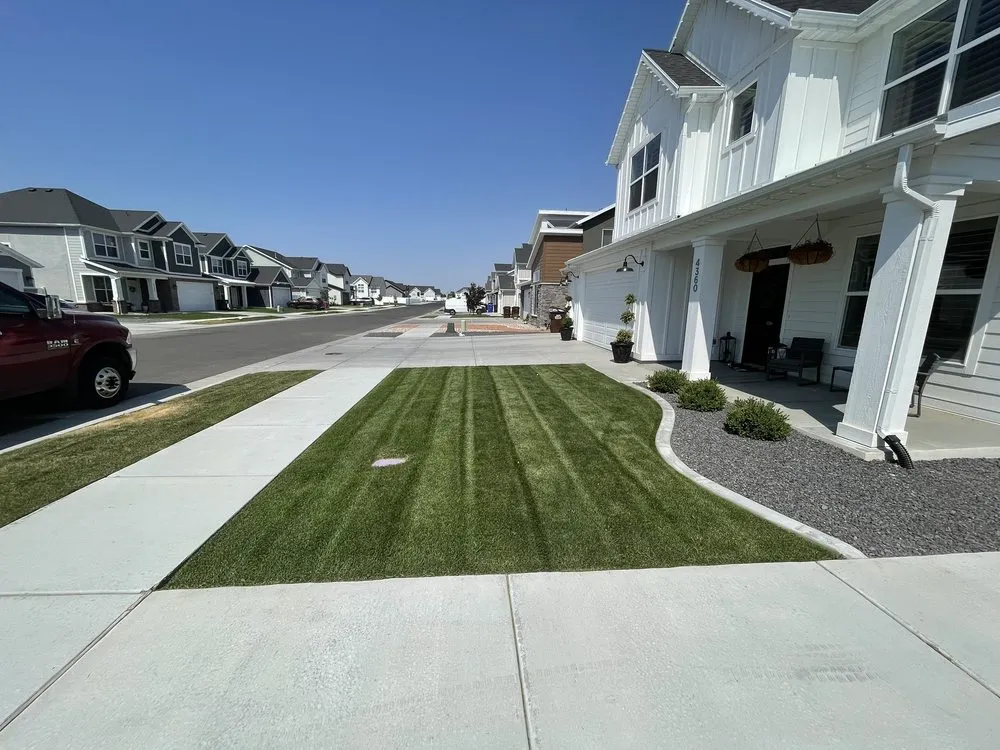 Expert garden landscaping in Clinton, UT by Quality first Lawn Care & Maintenance