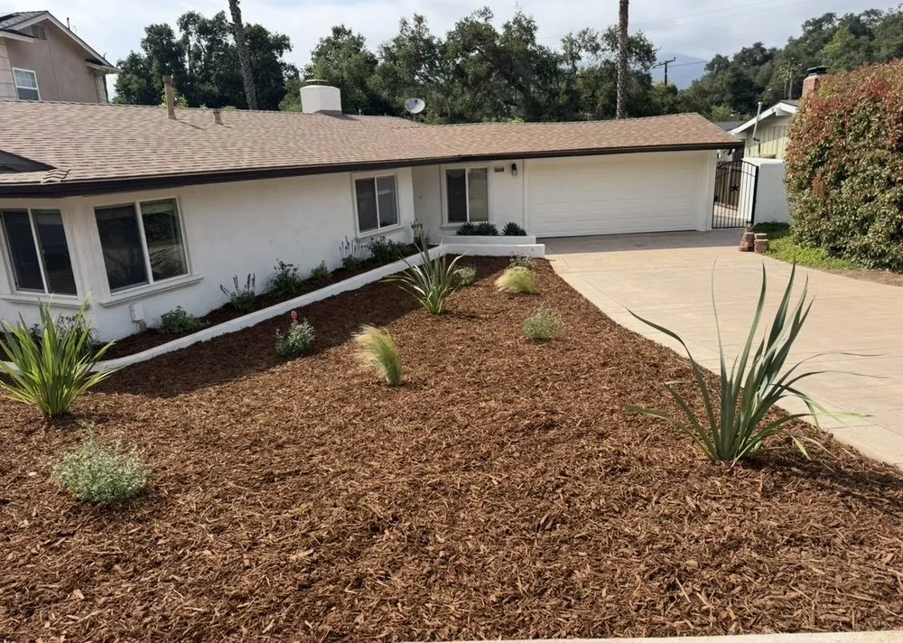 Professional landscape installation for beautiful yards in Ventura, CA by Quality Gardening 4 Less